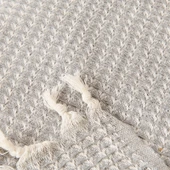 Soft Punto Çift Kişilik Yatak Örtüsü - Gri - 200x230 cm - 3