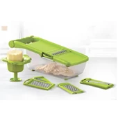 Fonksiyonel Şarjörlü 5 Aparatlı Rende - Yeşil - 1