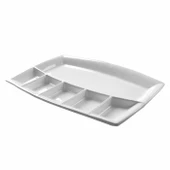 in Kitchen 6 Bölmeli Kahvaltı Tabağı - Beyaz - 3