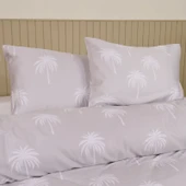 Soft Palmia Çift Kişilik Nevresim Takımı - Bej - 3