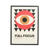 Deco Full Focus Tablo - Kırmızı / Siyah - 50x70 cm - 2