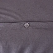 Soft Oxford Yastıklı Çift Kişilik Nevresim Takımı - Antrasit - 3