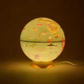 My Wild World Globe Abajur - Renkli - 26 cm - 1
