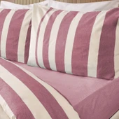 Çift Kişilik Nevresim Takımı - Bordo - 2