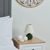Luce 12'lik Top Abajur Küçük Seramik - Yeşil / Beyaz - 2