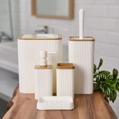 Bath Mina Due 5'li Banyo Seti - Beyaz - 1