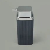 Bath Stella 2'li Sıvı Sabunluk ve Diş Fırçalık Seti - Antrasit - 3