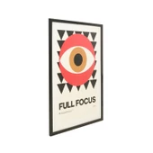 Deco Full Focus Tablo - Kırmızı / Siyah - 50x70 cm - 3