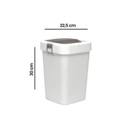 Comfort Dust Bin Beyaz Çöp Kovası - 8 lt - 2