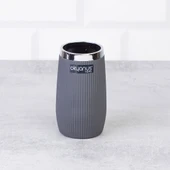 Home Çizgili Yuvarlak Diş Fırçalık Macunluk - Asorti - 1