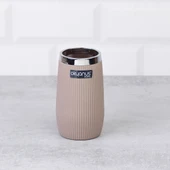 Home Çizgili Yuvarlak Diş Fırçalık Macunluk - Asorti - 2