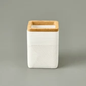 Bath Madera 2'li Banyo Sıvı Sabunluk Seti - Beyaz - 3