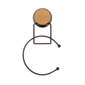 Yuvarlak Havluluk - Siyah - 25,5 cm - 2