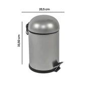 Bath Bon Çöp Kovası - Gri - 5 lt - 2