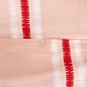 Soft Strisce Çift Kişilik Nevresim Takımı - Taş / Kiremit - 3