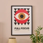 Deco Full Focus Tablo - Kırmızı / Siyah - 50x70 cm - 1
