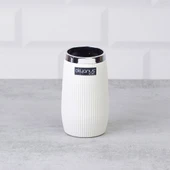 Home Çizgili Yuvarlak Diş Fırçalık Macunluk - Asorti - 3