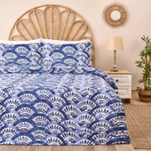 Soft Sole Çift Kişilik Nevresim Takımı - Mavi - 1