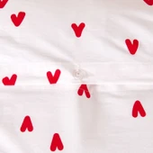 Soft Kalpli Çift Kişilik Nevresim Takımı - Kırmızı - 3