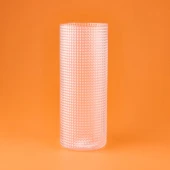 Deco Kristal Vazo - Şeffaf - 29 cm - 2
