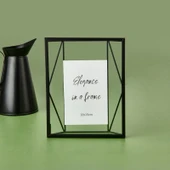 Elegance Çerçeve - Siyah / Beyaz - 10x15 cm - 1