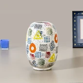 Deco Geo Vazo - Renkli - 23 cm - 1