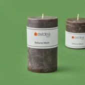 Deco Belluno Mum - Koyu Gri - 12 cm - 2