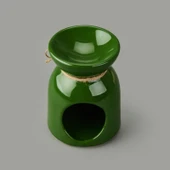 Deco Buhurdanlık - Yeşil - 11,5 cm - 2