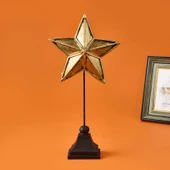 Deco Star Dekor - Siyah / Gold - 33 cm - 2