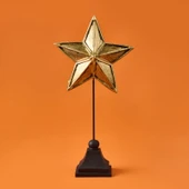 Deco Star Dekor - Siyah / Gold - 33 cm - 1