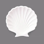 Deco İstiridye Dekor - Beyaz - 10 cm - 1