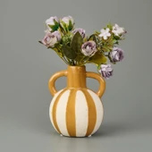 Pottery Vazo - Kahverengi - 20 cm - 2