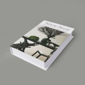 Deco Nature Decor Dekoratif Kutu - Beyaz / Siyah - 27 cm - 2