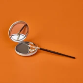 Yuvarlak Mini Cep Aynası - Asorti - 7x2 cm - 2