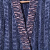 Soft Sun Madness Unisex Bornoz - Mavi - S/M - 2