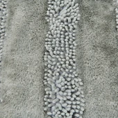 Soft Line 2'li Banyo Paspası - Gri - 60x90 cm + 45x60 cm - 2