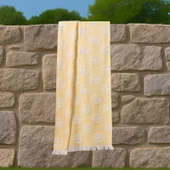 Soft Gael Plaj Havlusu - Hardal - 70x140 cm - 1