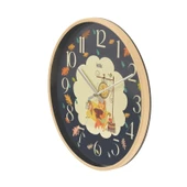 Slim Bilge Çocuk Odası Duvar Saati - Lacivert - 30 cm - 3