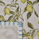 Soft Lime Cello Elvid Masa Örtüsü - Renkli - 140x220 cm - 2