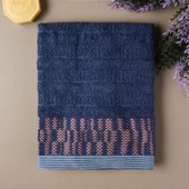 Soft Sun Madness Juana Saç Havlusu - Mavi - 50x90 cm - 1