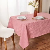 Soft Pötikareli Masa Örtüsü - Kırmızı - 140x200 cm - 1