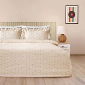 Soft Volute Çift Kişilik Nevresim Takımı - Krem - 1