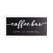 Deco Coffee Duvar Panosu - Siyah - 40x20 cm - 2