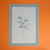 Soft Flower Kurulama Bezi - Yeşil - 40x60 cm - 1