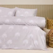Soft Palmia Çift Kişilik Nevresim Takımı - Bej - 1