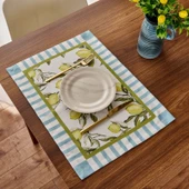 Soft Lime Cello Elvid 2'li Amerikan Servis - Renkli - 35x50 cm - 1