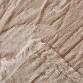 Soft Palmyra Çift Kişilik Müslin Pike - Bej - 230x240 cm - 2