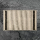 Soft Linya 2'li Banyo Paspası - Ekru - 60x100 cm + 50x60 cm - 2