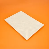Soft Waffle 2'li Havlu Seti - Açık Bej - 60x110 cm + 40x60 cm - 2