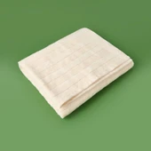 Soft Kadife Banyo Havlusu - Ekru - 70x140 cm - 2